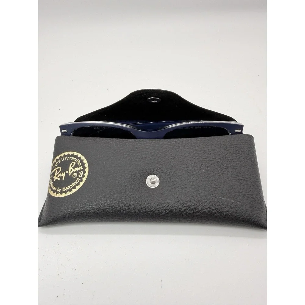 Ray-Ban RB2132 New Wayfarer Rx Sunglass Frames Blue Clear 55-18 145 Italy W/Case